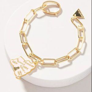 Anthropologie Home State Charm Bracelet NWT